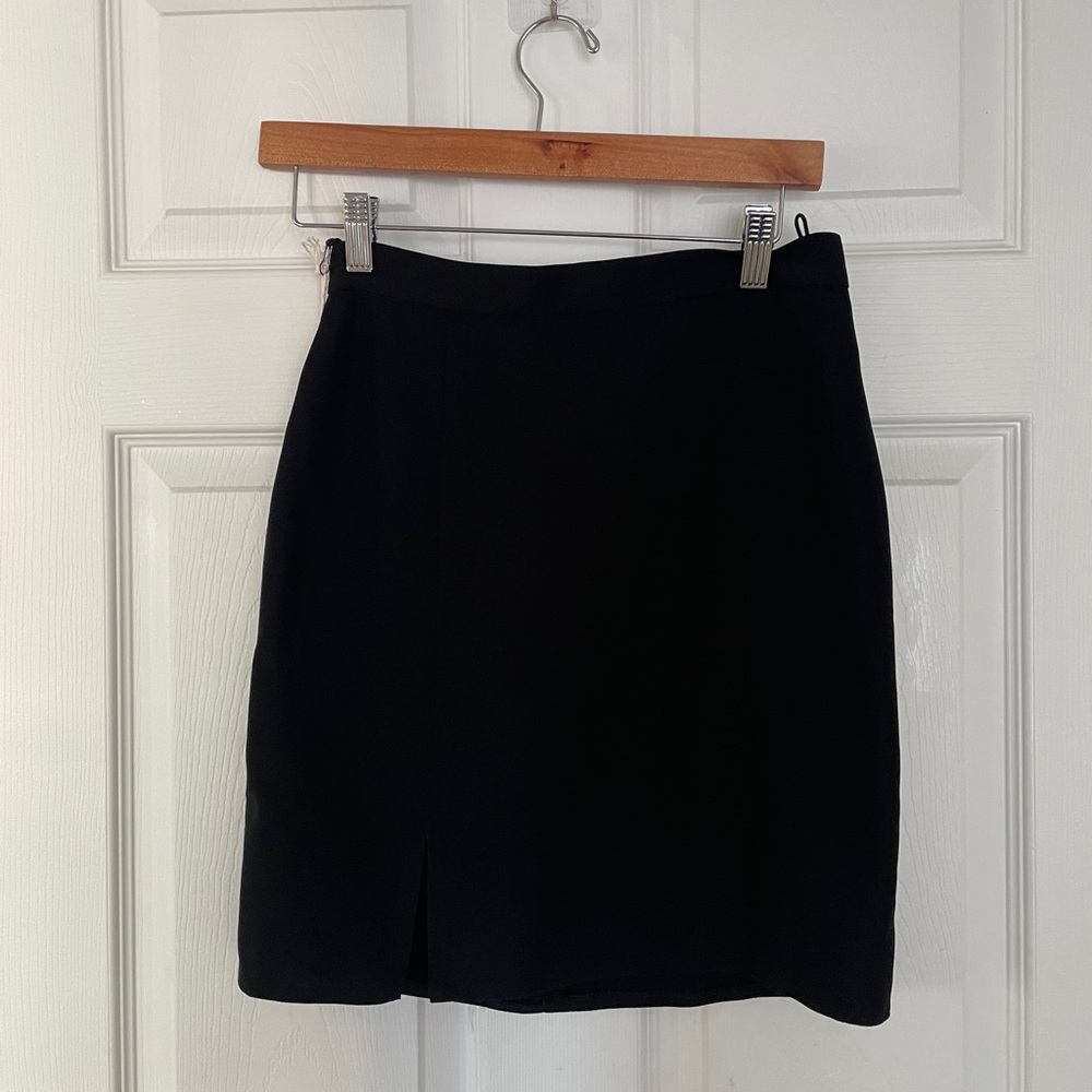 90s Black Mini Skirt